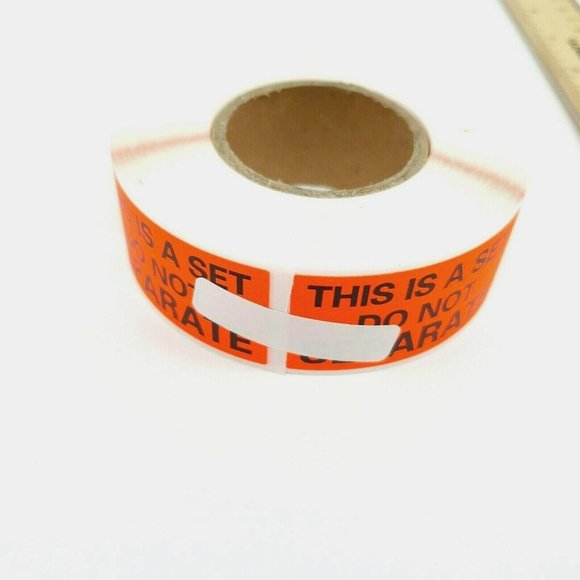 This Is a Set Do Not Separate Stickers FBA Shipping Supplies 500 Piece Roll - Picture 8 of 8